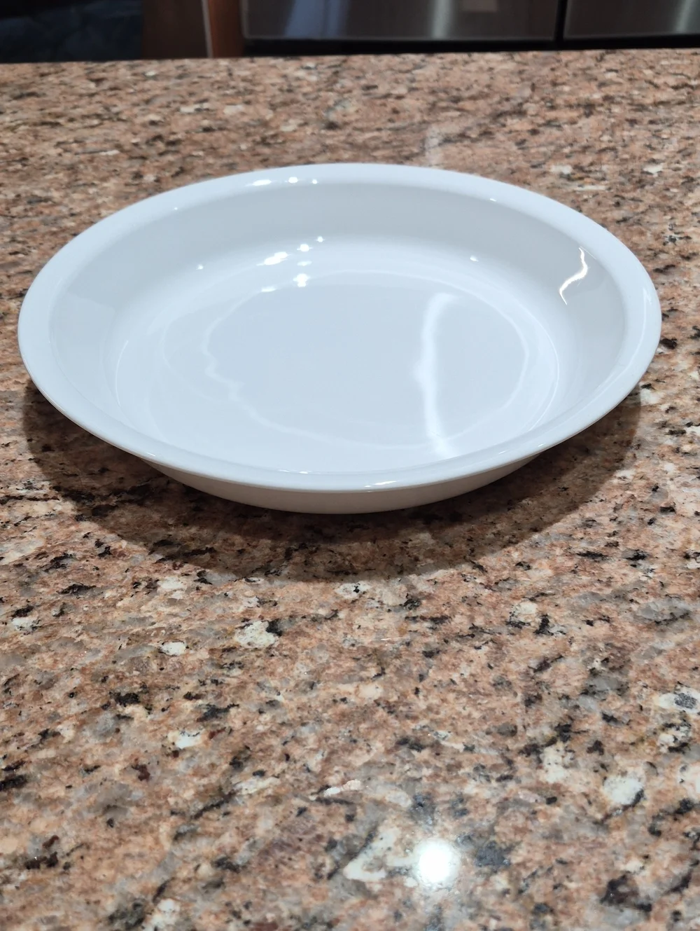 Corning Ware Pie Plate White Ceramic Serving Dish